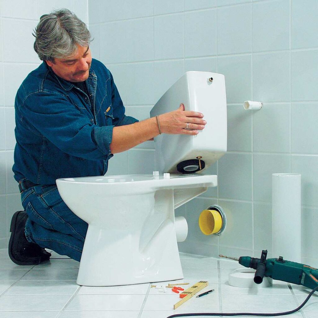 Staand toilet plaatsen so machen Sie es ganz allein